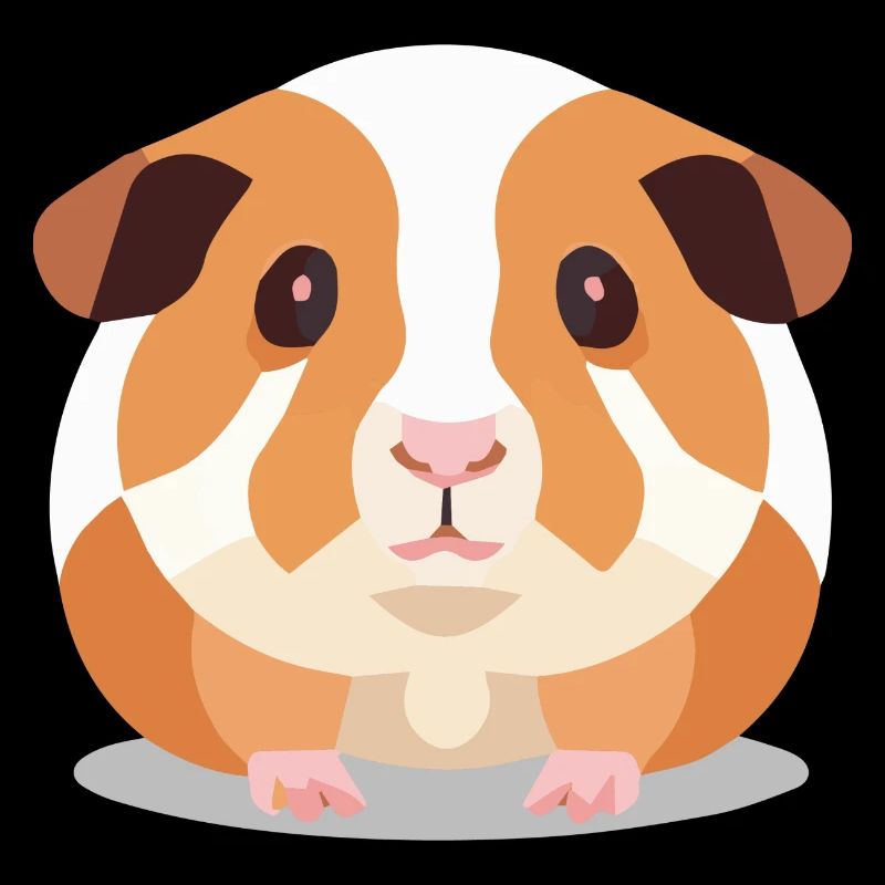 Cochon d’Inde Mignon Marron Blanc