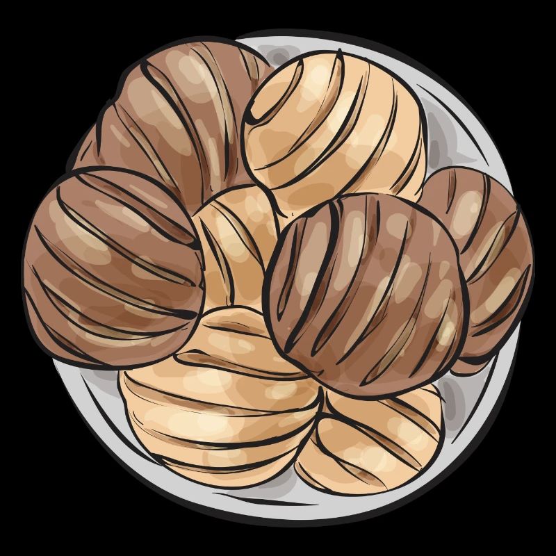Concha Hispanic Mexican Pan Dulce