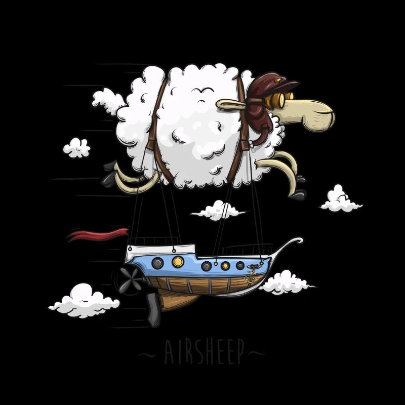 Mouton volant dirigeable