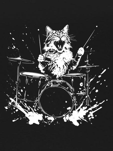Funny Cat Drums