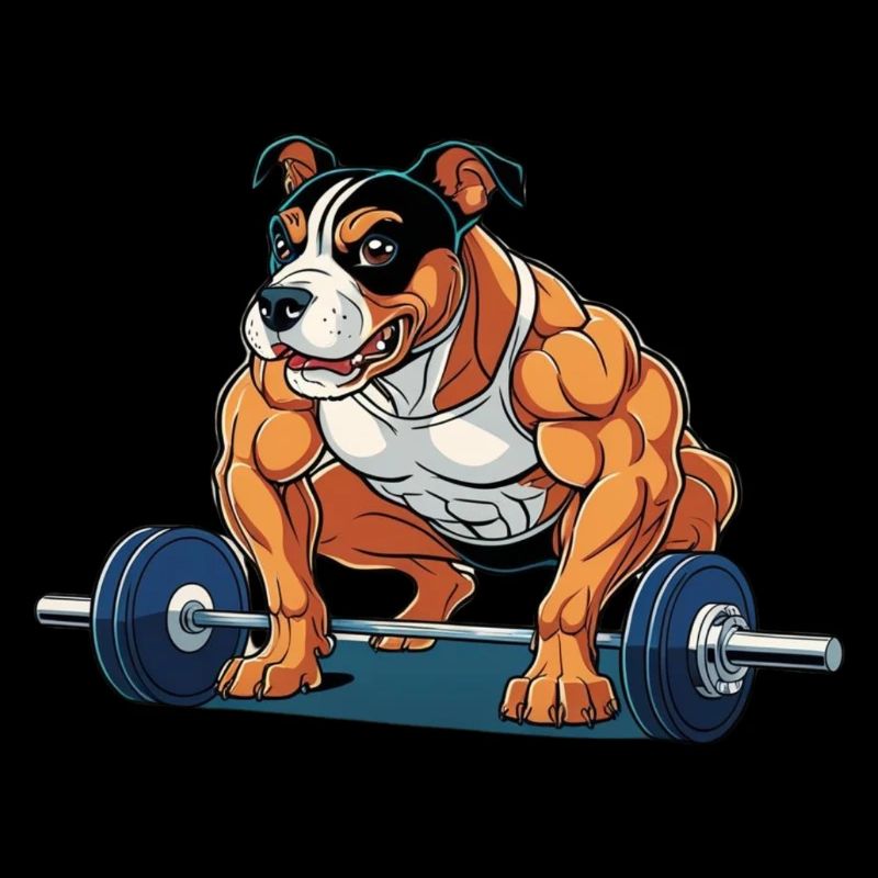 Amstaf Gym stemmt Gewichte Strongman