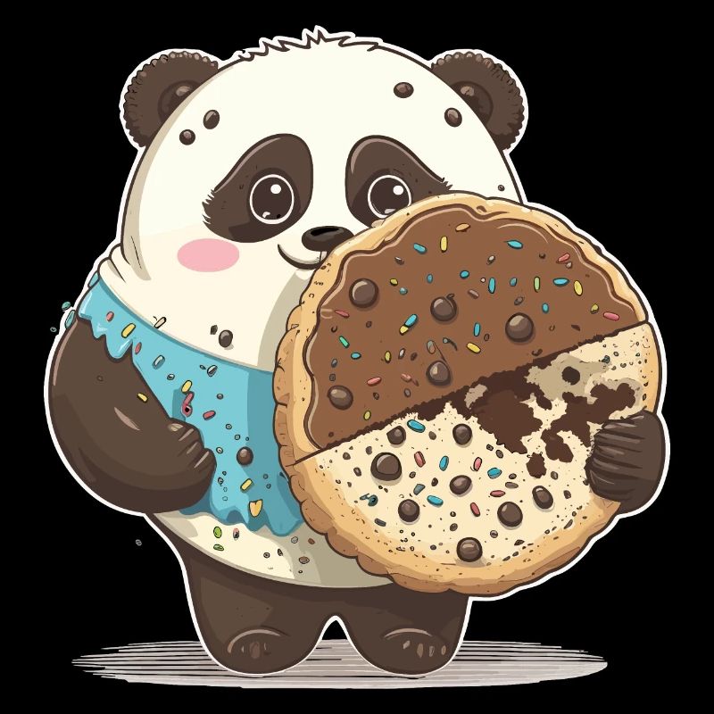 Panda à la dent sucrée