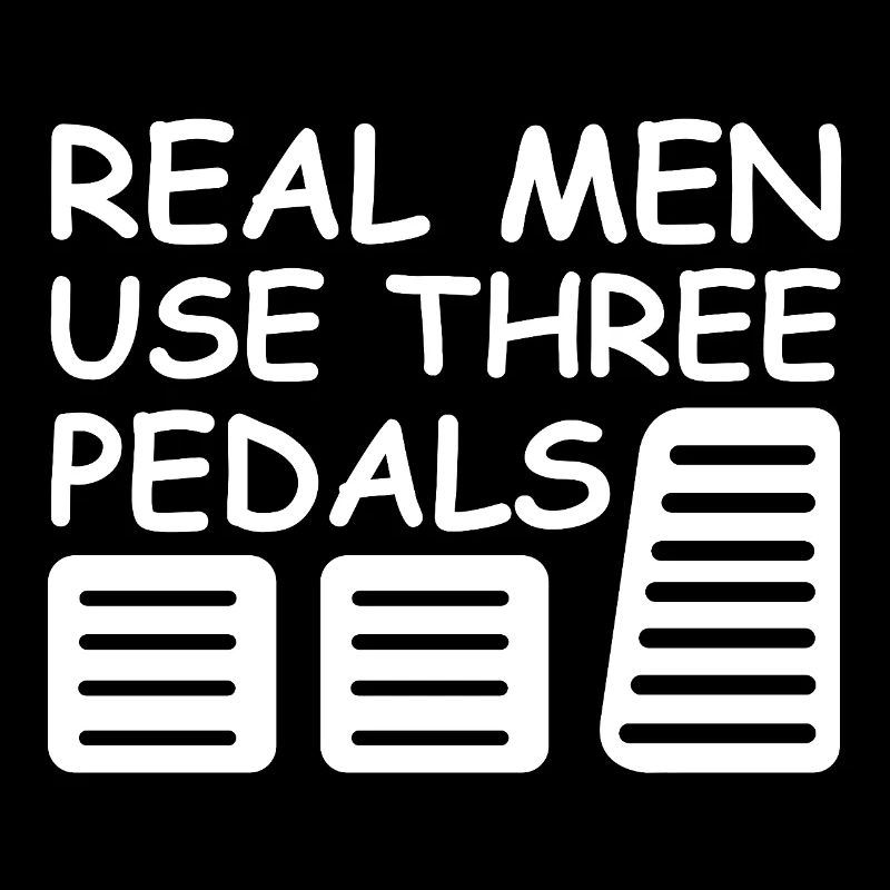 Real Men Use Three Pedals | Car