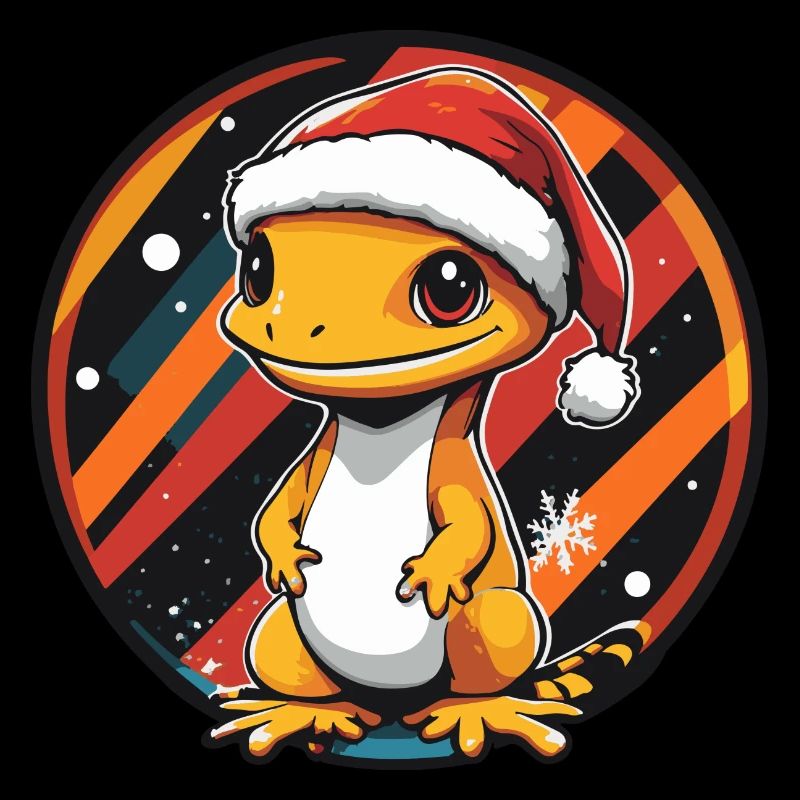 Lizard Christmas X-Mas