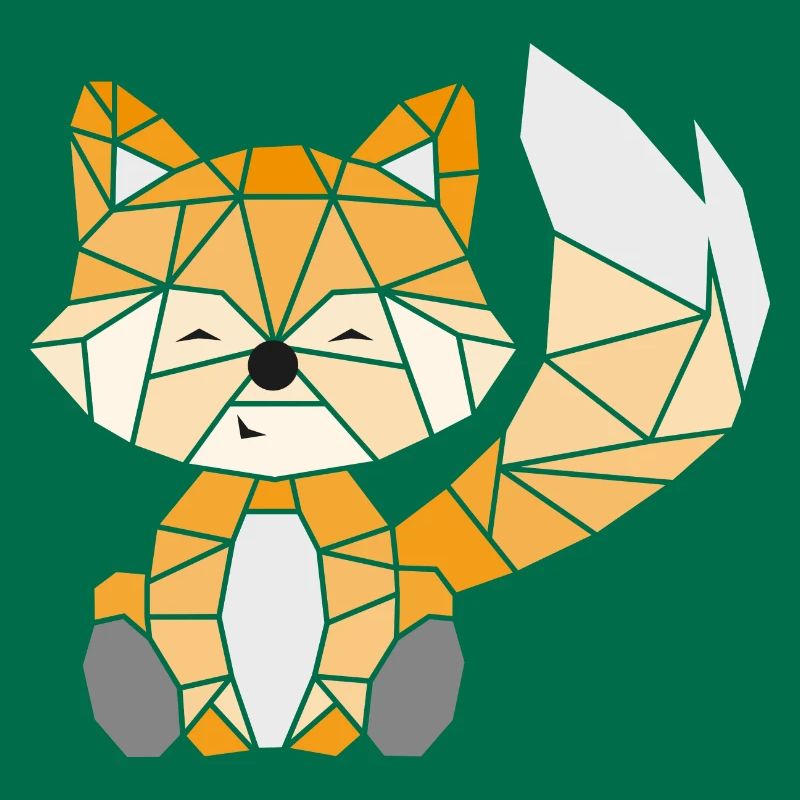 Fox geometrically colored