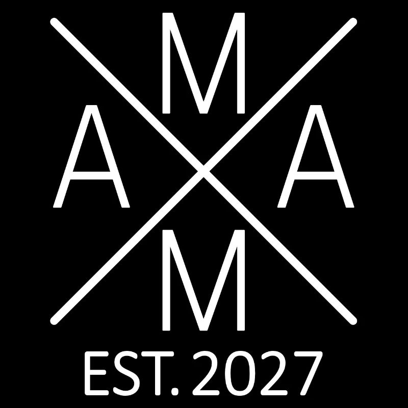 Mama Est. 2027 Mama seit 2027 Werdende Mama 2027