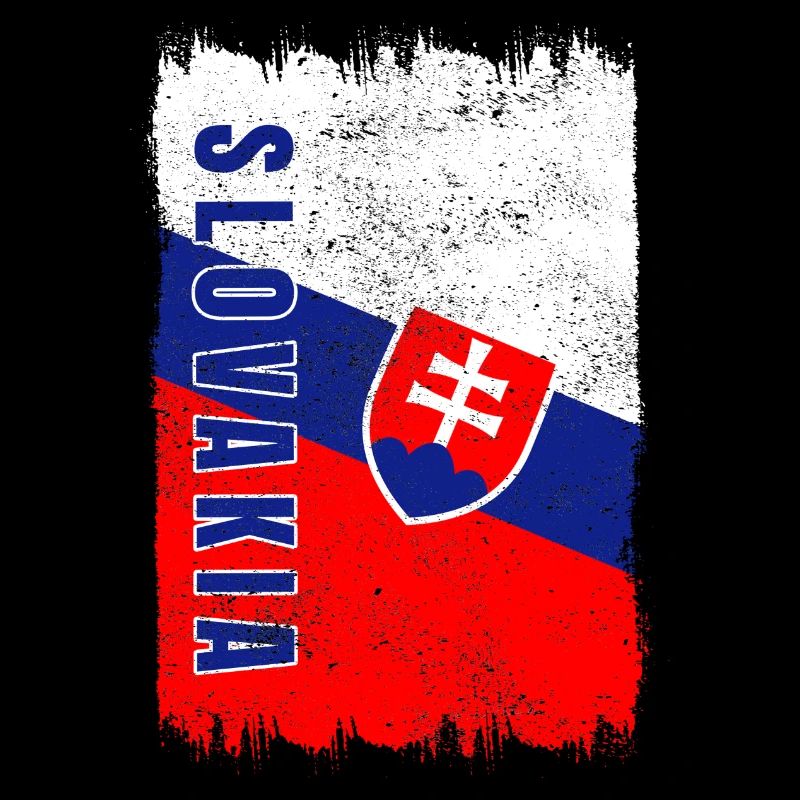Drapeau slovaque vintage