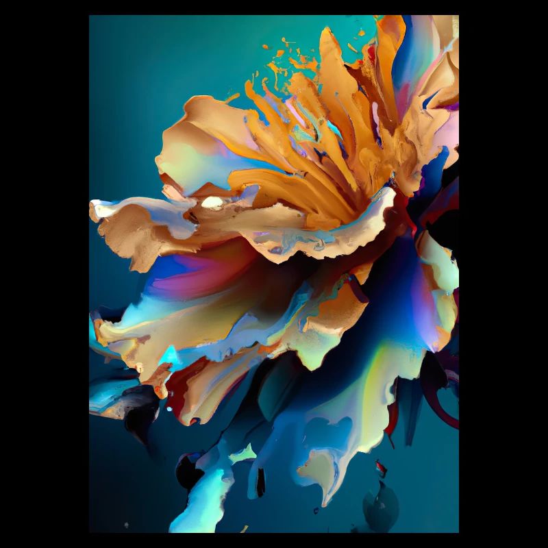 Abstrakte Blume