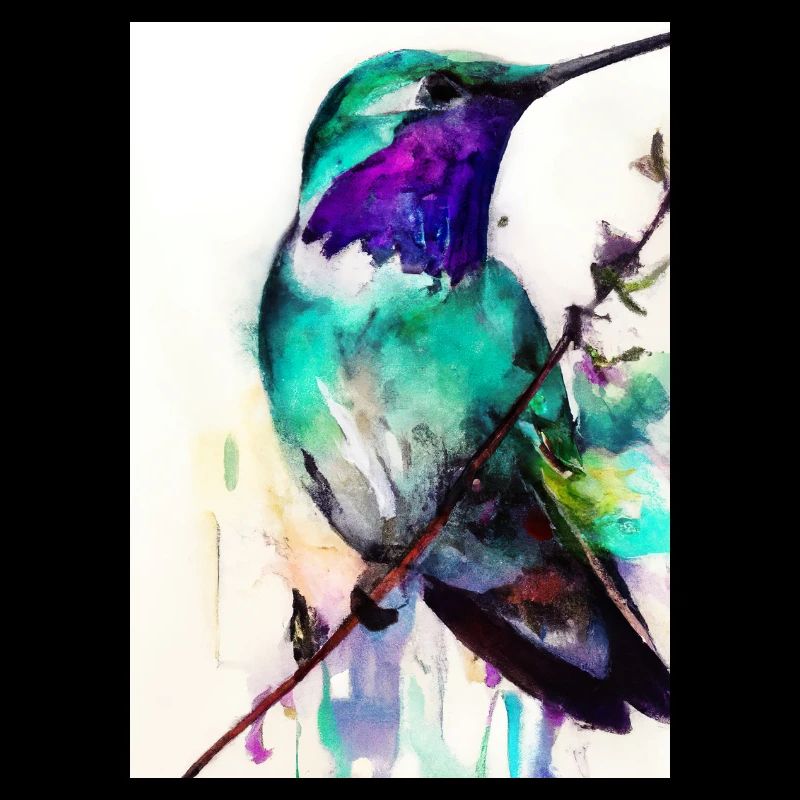 Bunter Vogel