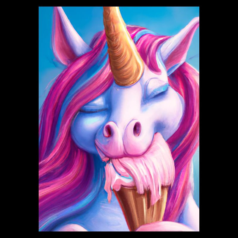 Eiscreme Einhorn