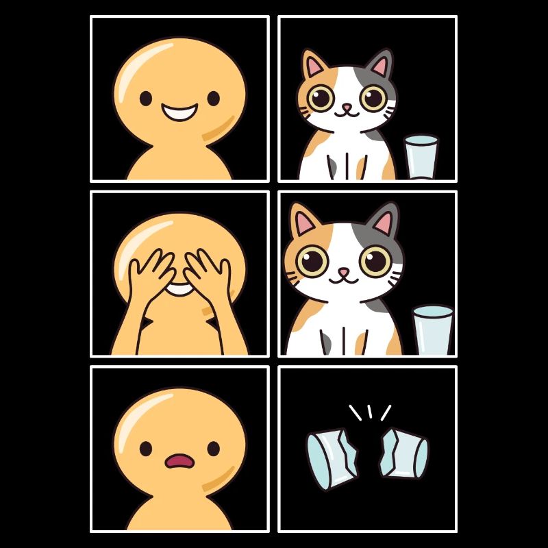 Cat Throws Down Glass Design for Cat Owners