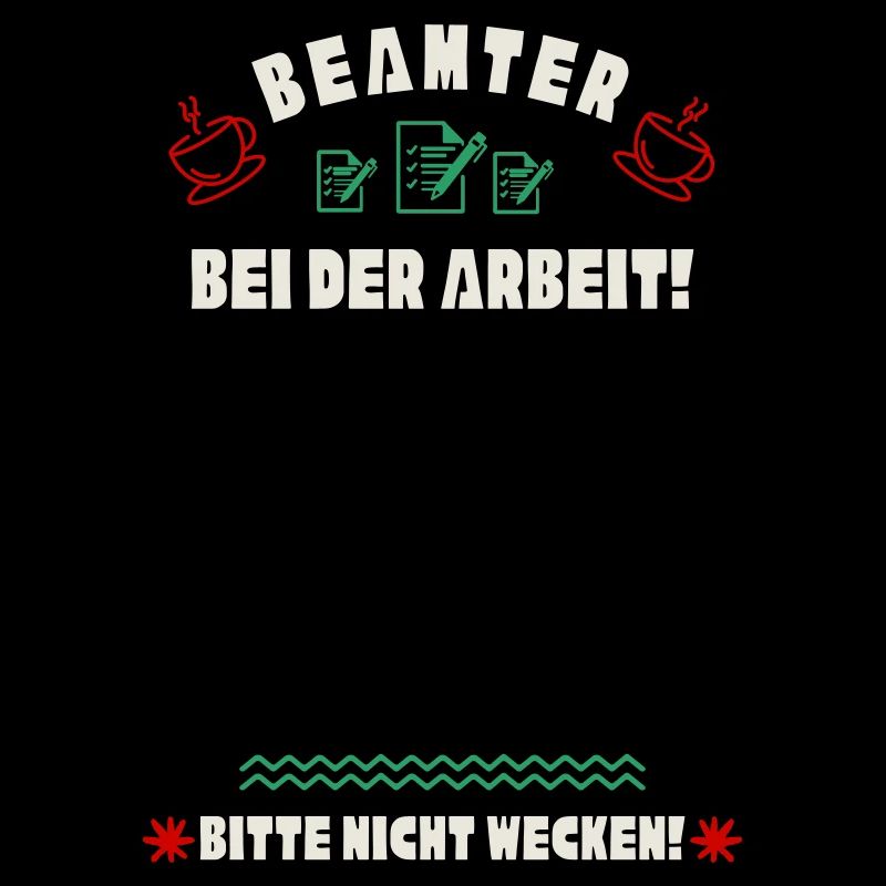 Schlafender Beamter