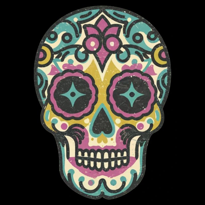 Retro Skull 2