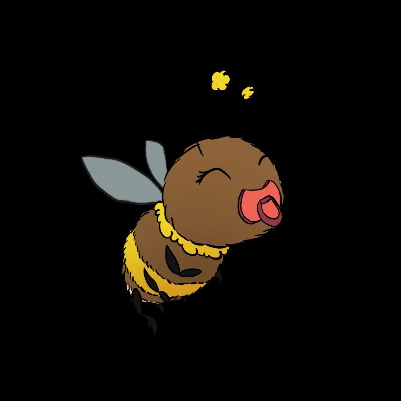 Mignonne sucette bourdon