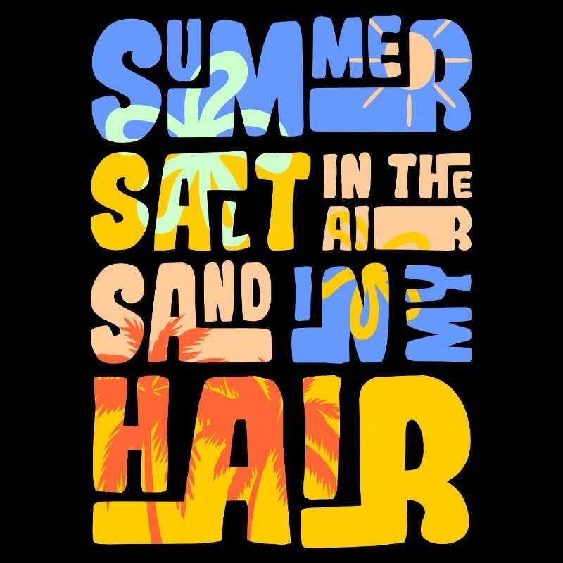 Conception de sable et de mer en été