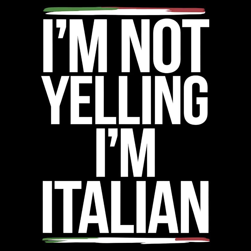 Bold Italian Pride Graphic Tee