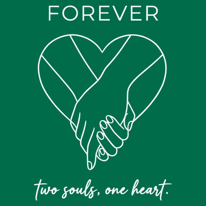 Forever Valentine - Two Souls One Heart White