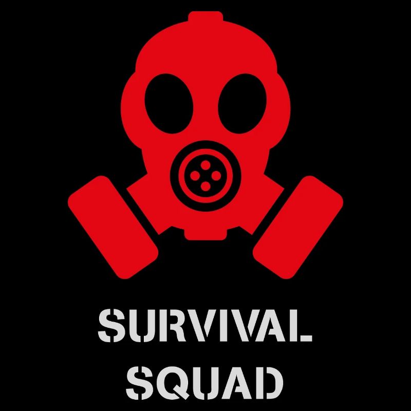 Conception cyberpunk du masque à gaz Biohazard