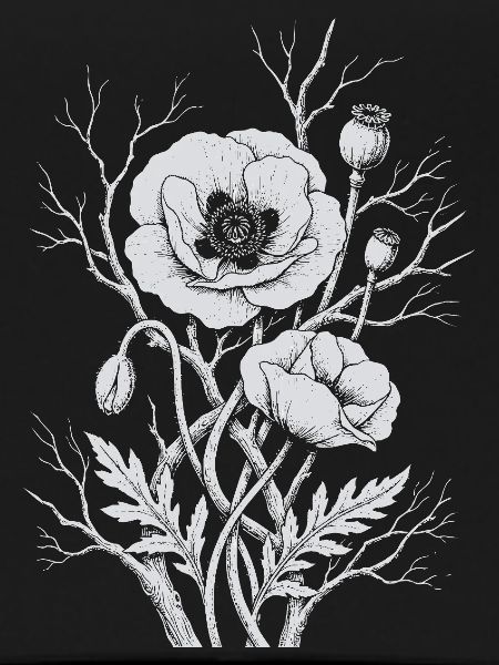 Poppy flowers 