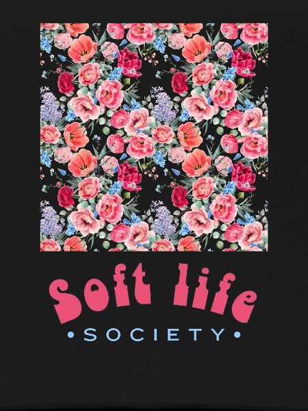Gentle Blossoms Soft Life Graphic