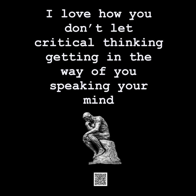 Critical Thinking Free Thoughts