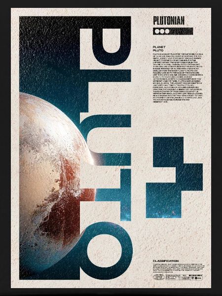 Plutonian Orbit Poster
