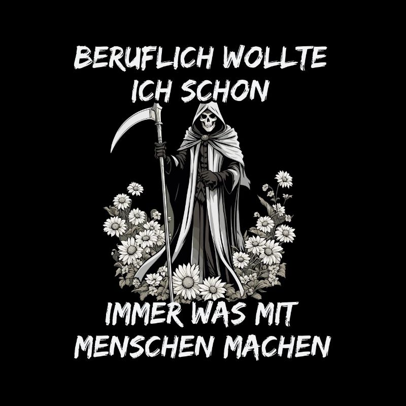 Beruflich Was Mit Menschen Machen - Sensenmann