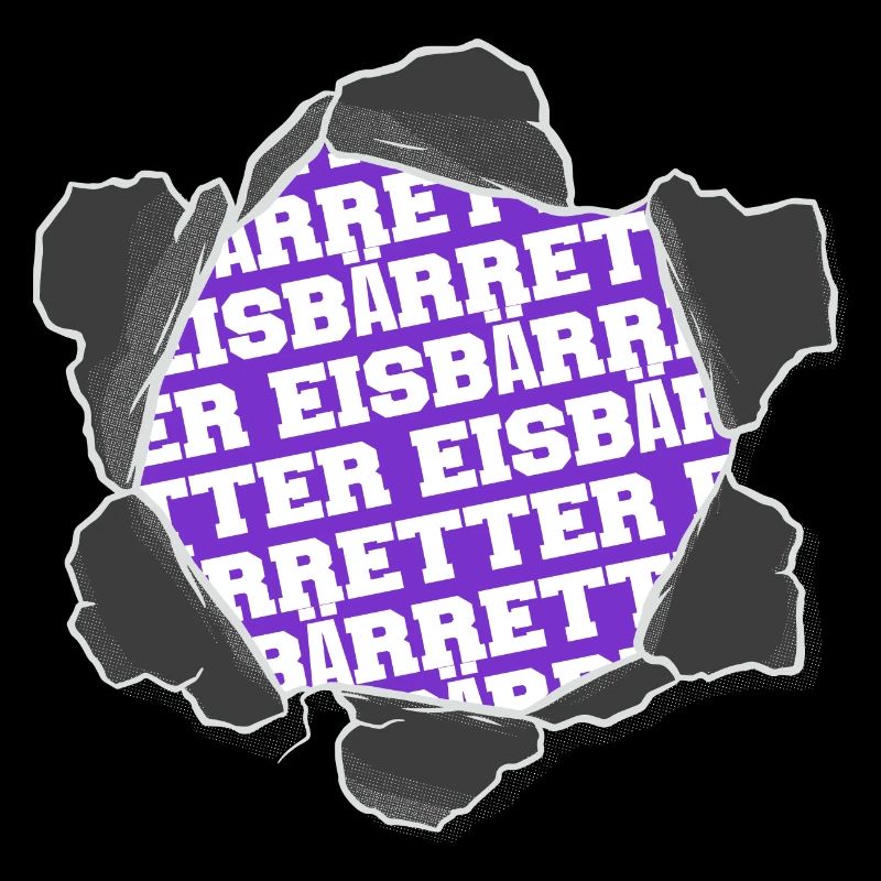 spaß baer fun schnee erde retten winter statement