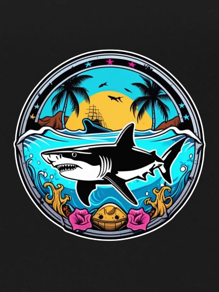 Shark & Sunset