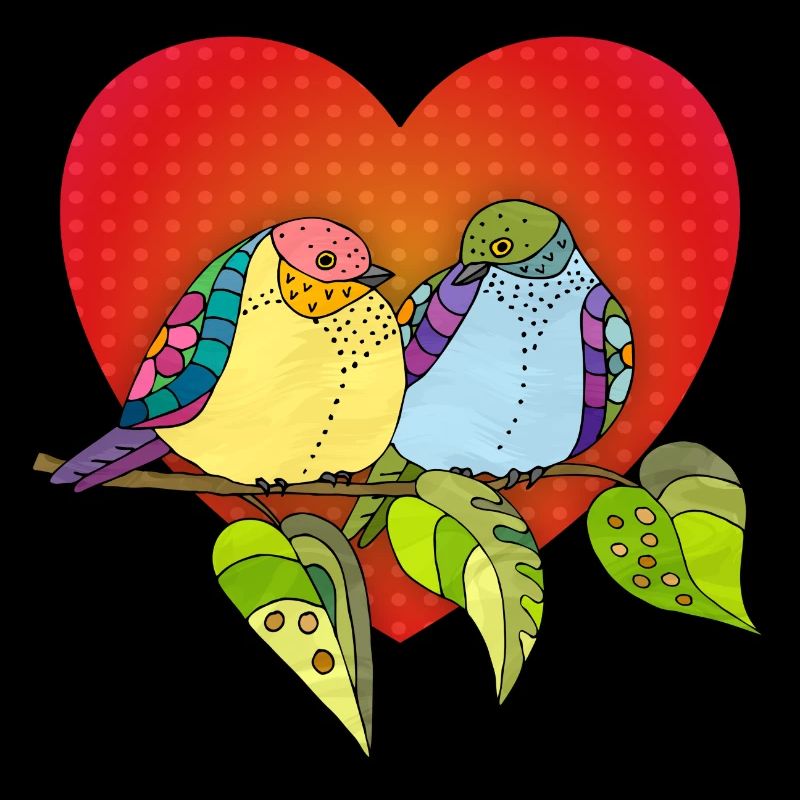 Bunte Vögel