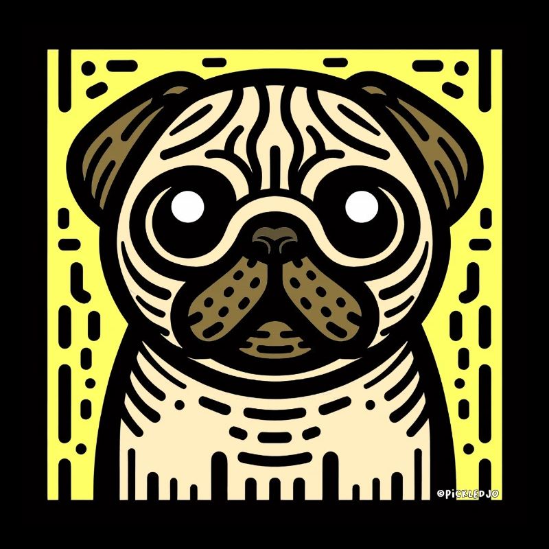 Pug Pop Art