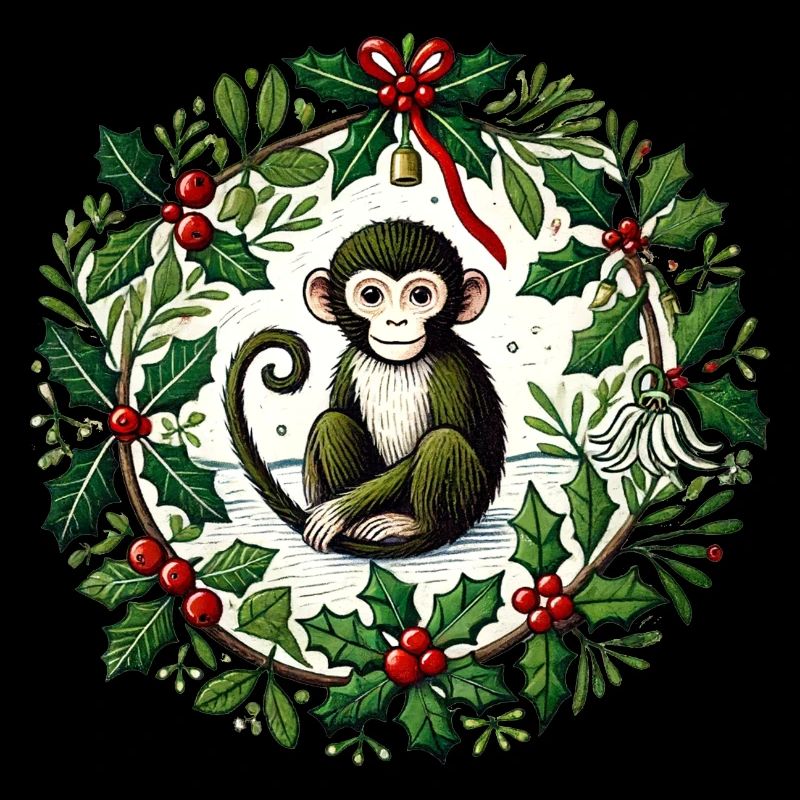 Weihnachtsaffe