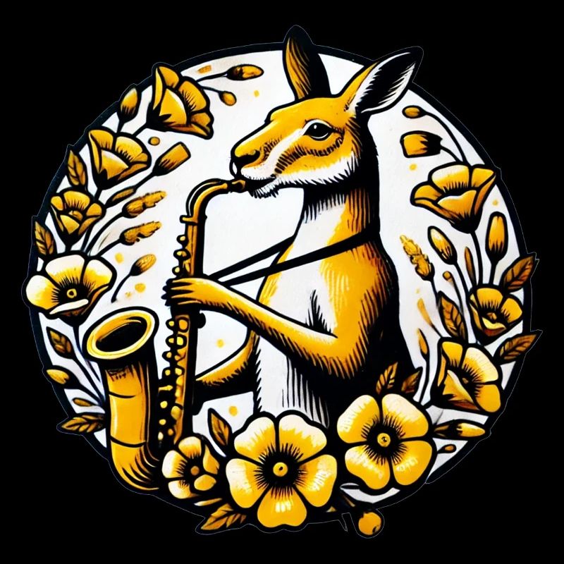 Saxophone Kangaroo