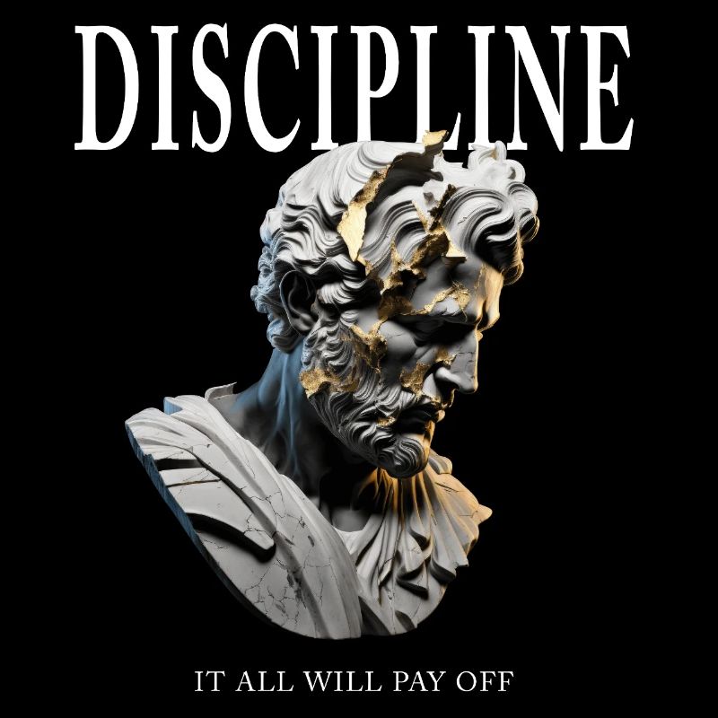 Discipline Greek Statue – It All Will Pay Off