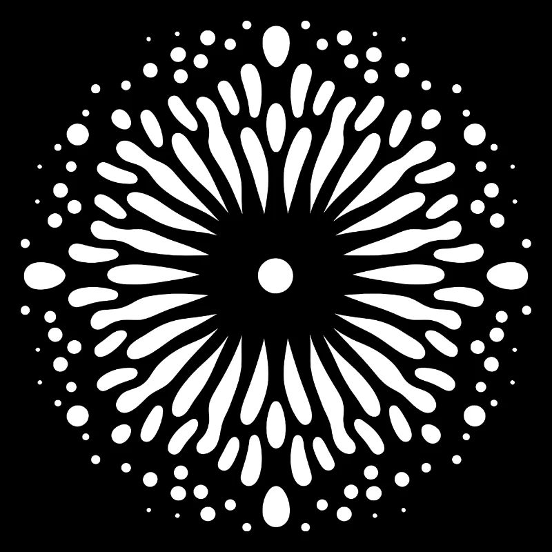 Chladni Oszillation Mode: Einzigartiges Design