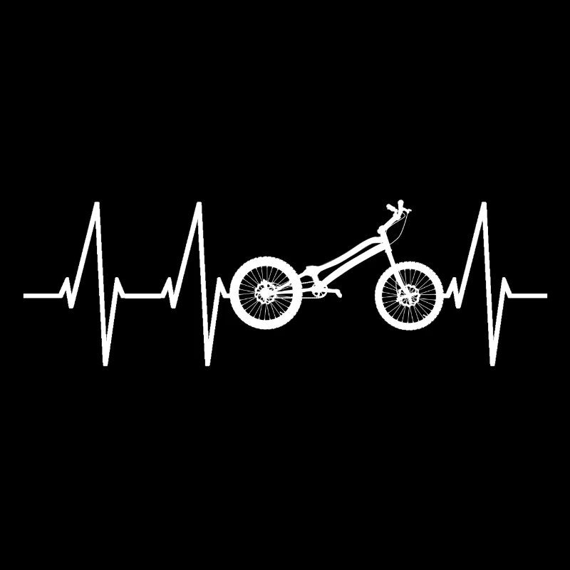 Trial Trials Trialer Herzschlag Trial Biker