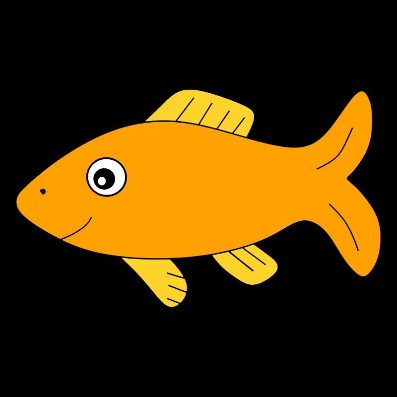 Poisson jaune Poisson comique