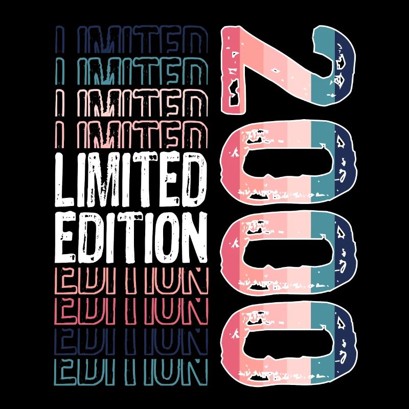 Limited Edition seit 2000 Geburtstag Vintage 2000