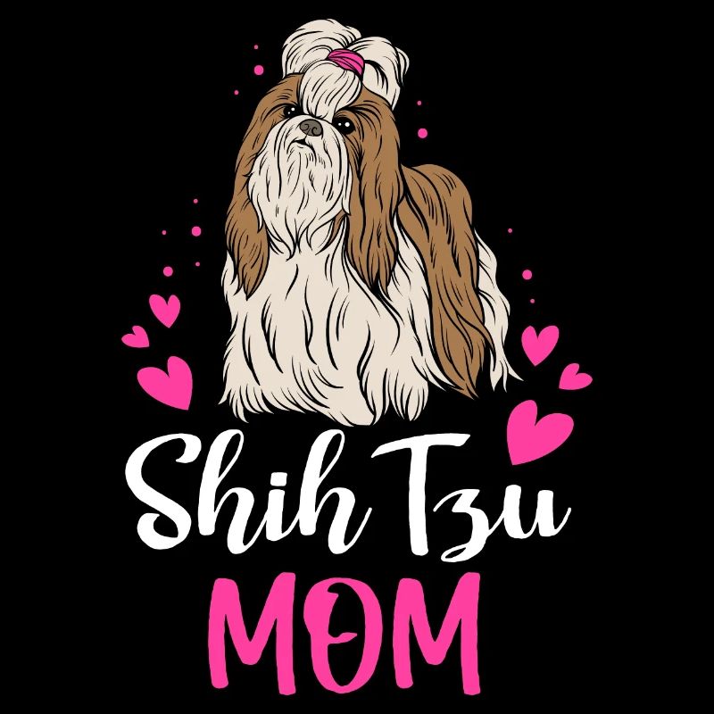 Shih Tzu Mutter Muttertag Haustier Hund Tierliebhaber