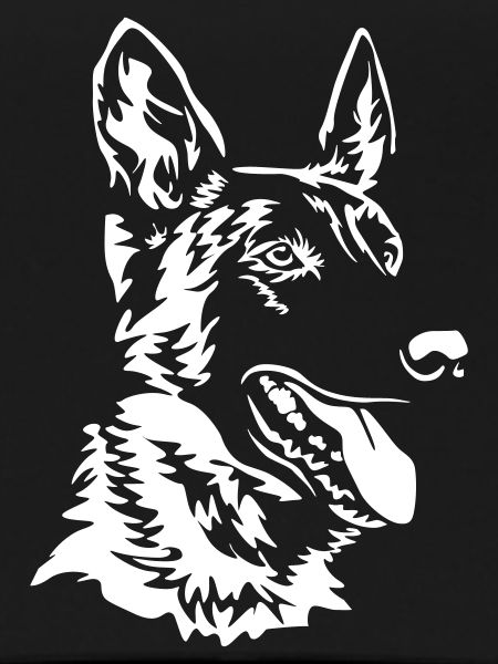 Hollandse Herder Head "Black Edition"