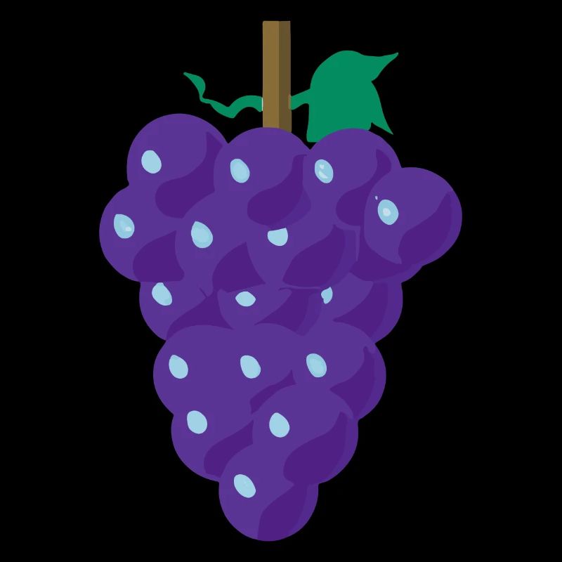 Grape Grapes Wine Illustration Gift Idea