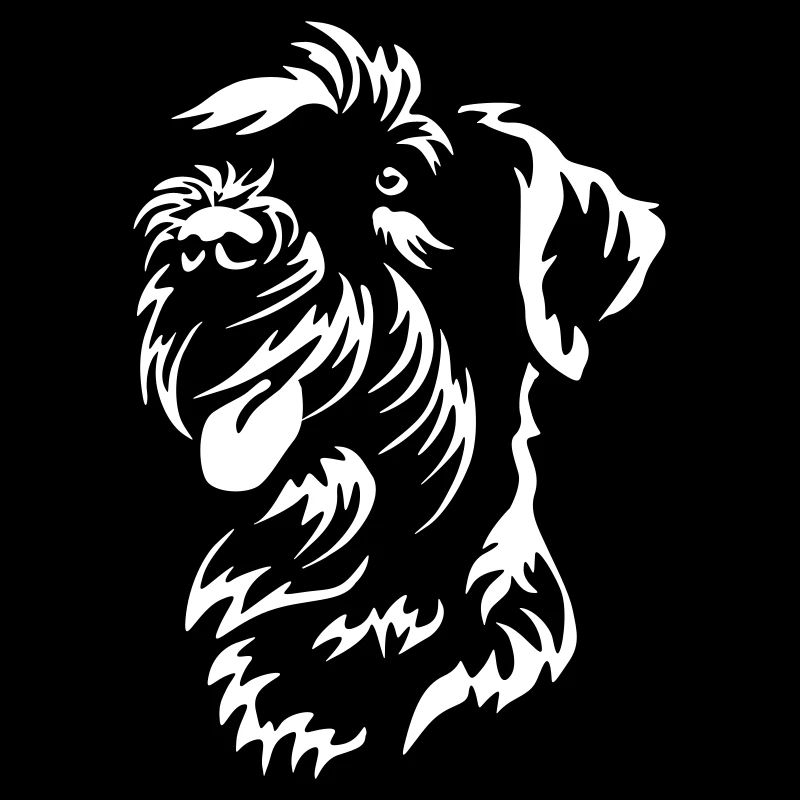 Schnauzer Kopf "Black Edition"