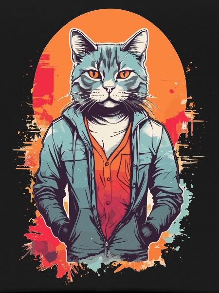 Cool Gray Cat