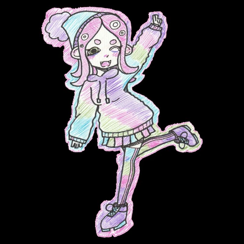 Inkling Mädchen | Pink | Splatoon