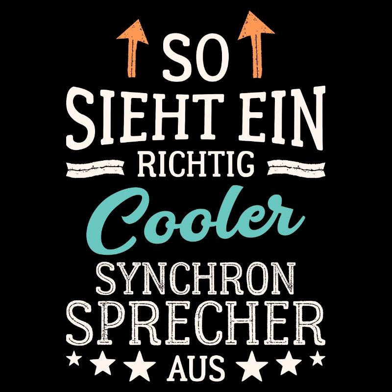 So sieht ein richtig cooler Synchronsprecher aus