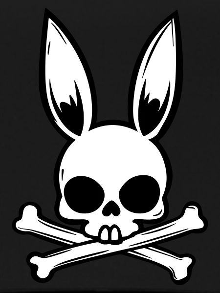 Bunny Head Skull Skull