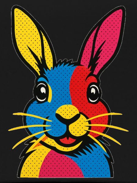 Rabbit Pop Art