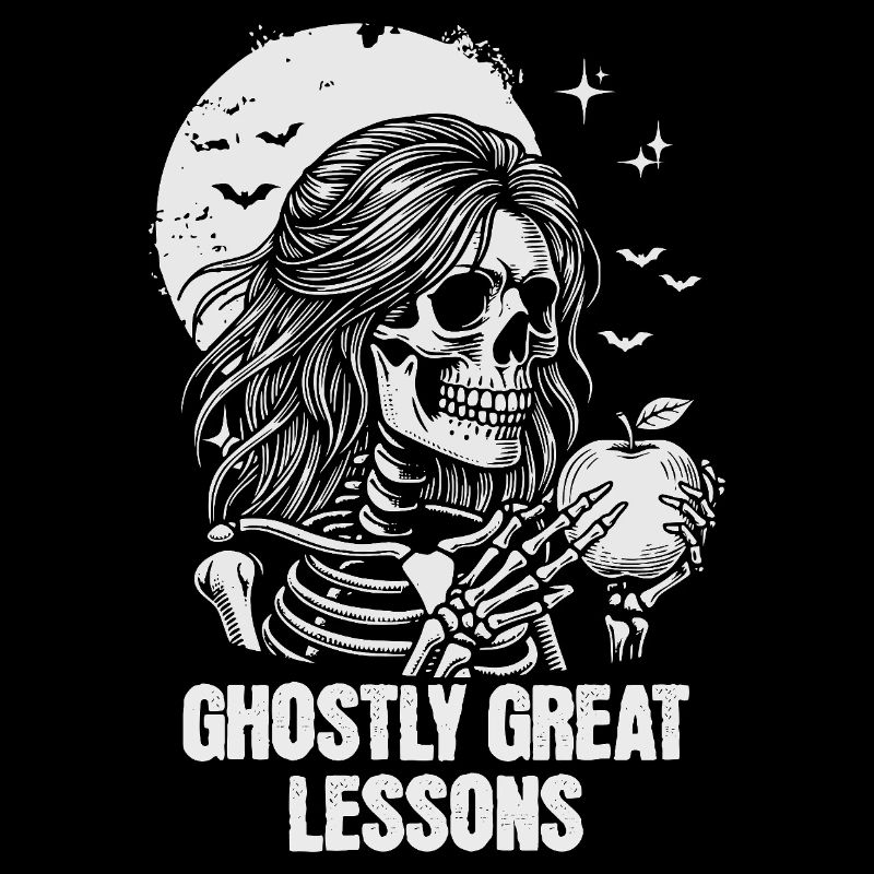 Funny Teacher Skeleton Halloween Classroom