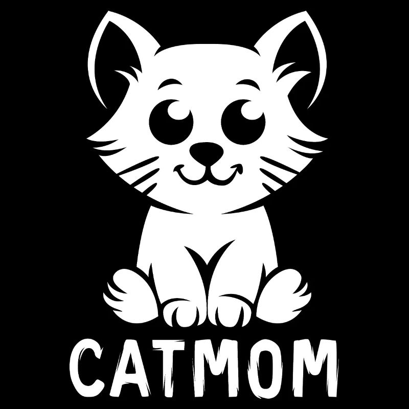 Mignon chat maman chat motif