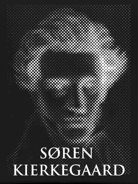 Existenzielles Søren Kierkegaard-Porträt